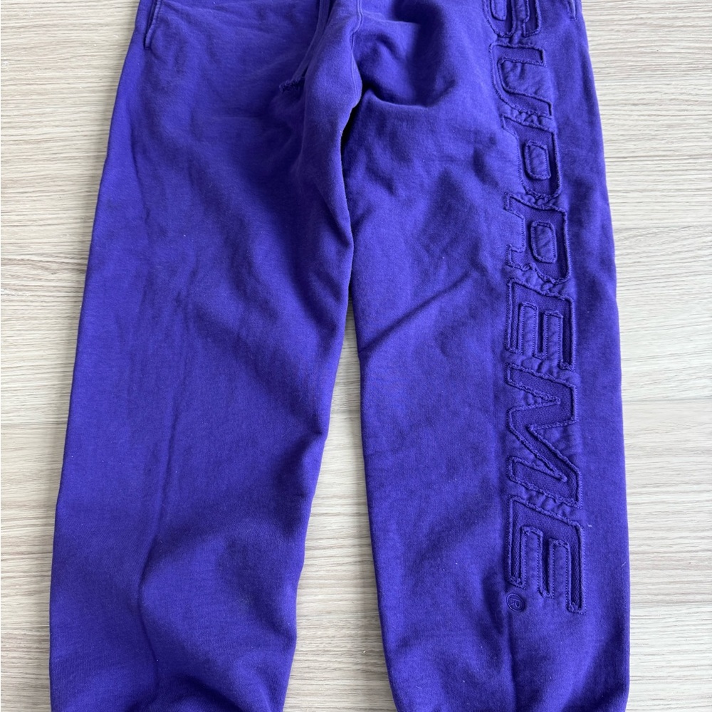 Supreme Purple Sweatpants & Joggers with Relaxed Fit
